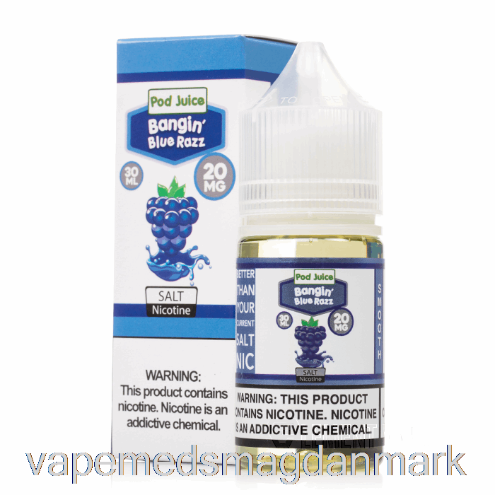 Engangs Vape Danmark Bangin Blue Razz - Pod Juice - 30ml 20mg